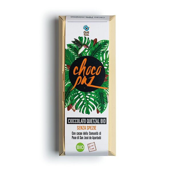 Chocopaz senza spezie BIO: cioccolato bean-to-bar, 70% cacao