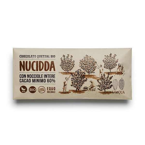 Nucidda: cioccolato siciliano biologico con nocciole intere dei Nebrodi