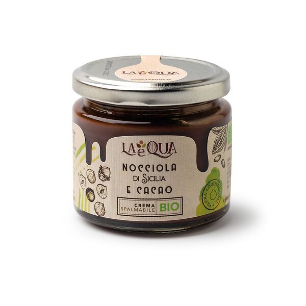 Crema bio di nocciola e cacao vegana