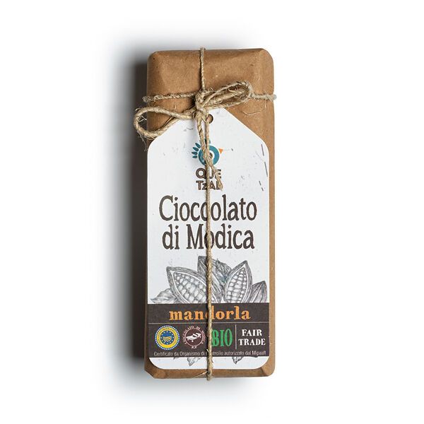 Cioccolato IGP secondo tradizione modicana con mandorle