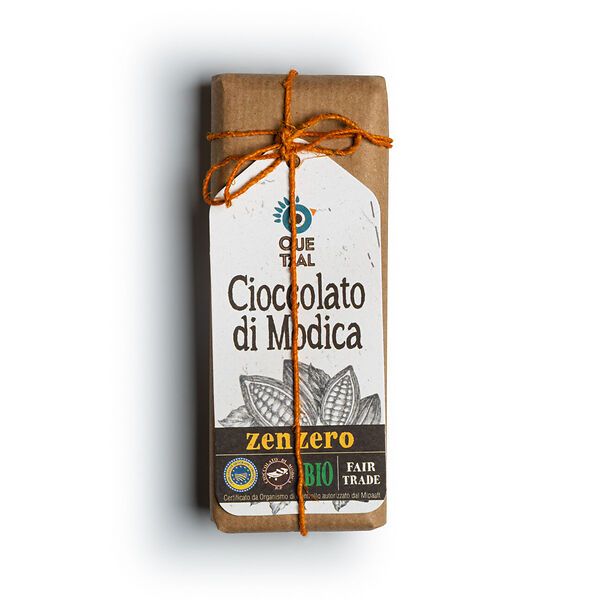 Cioccolato di Modica IGP allo zenzero con confezione regalo